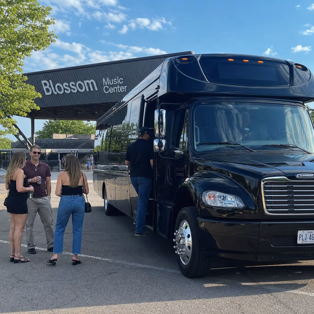Rent a Bus to Blossom Music Center