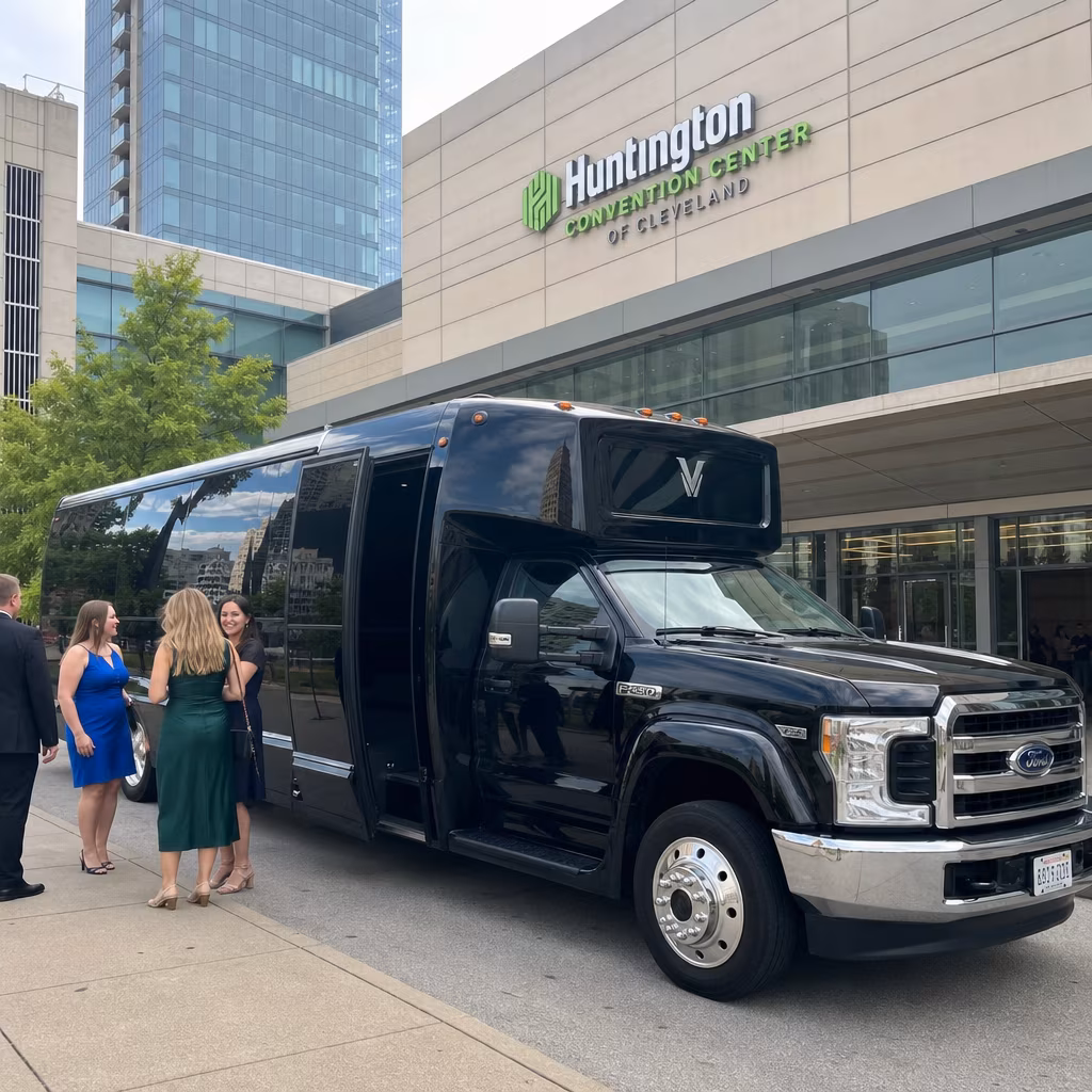 Rent a Bus to the Huntington Convention Center of Cleveland