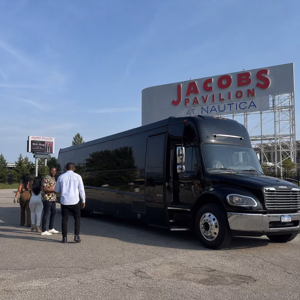 Rent a Bus to Jacobs Pavilion at Nautica