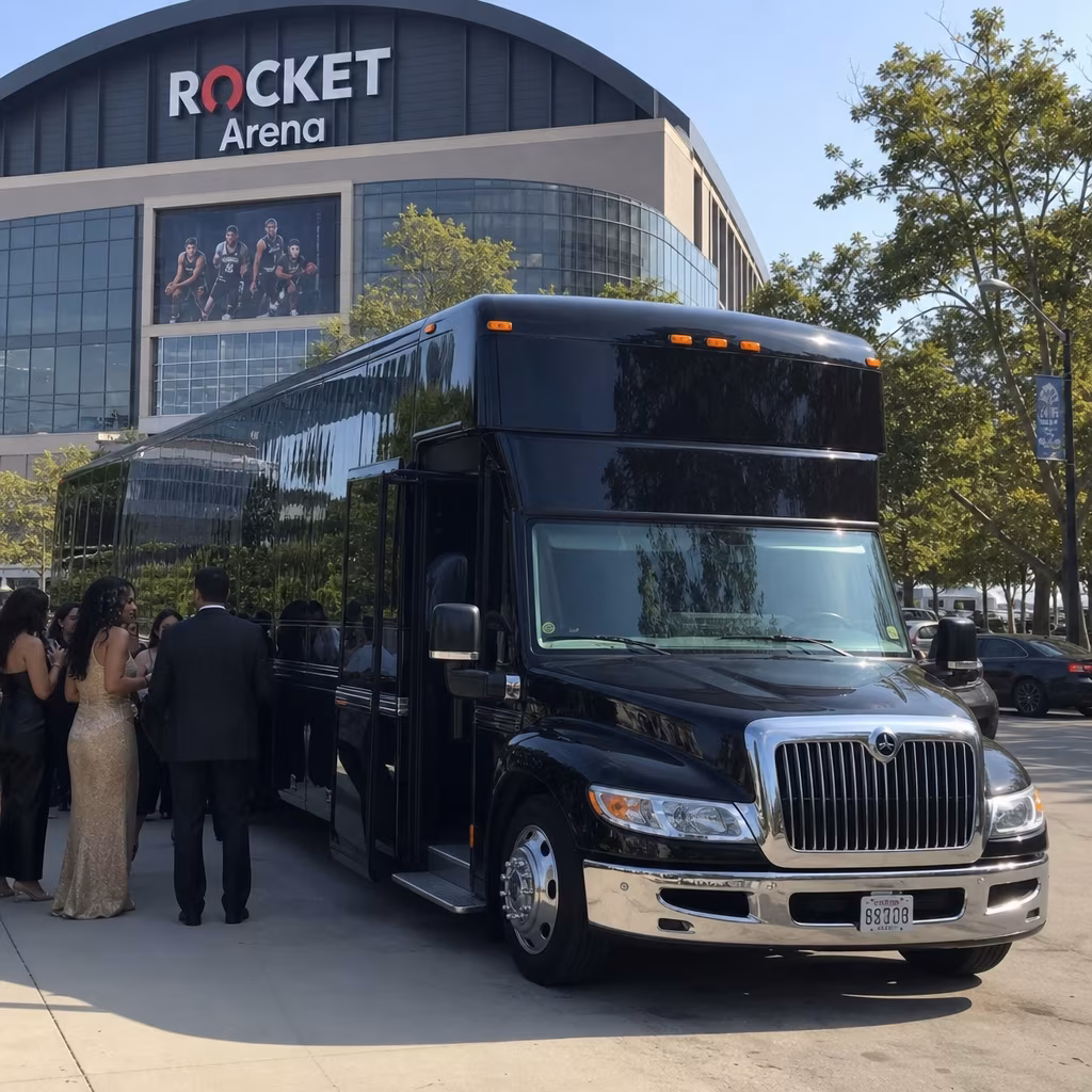 Rent a Bus to Rocket Arena