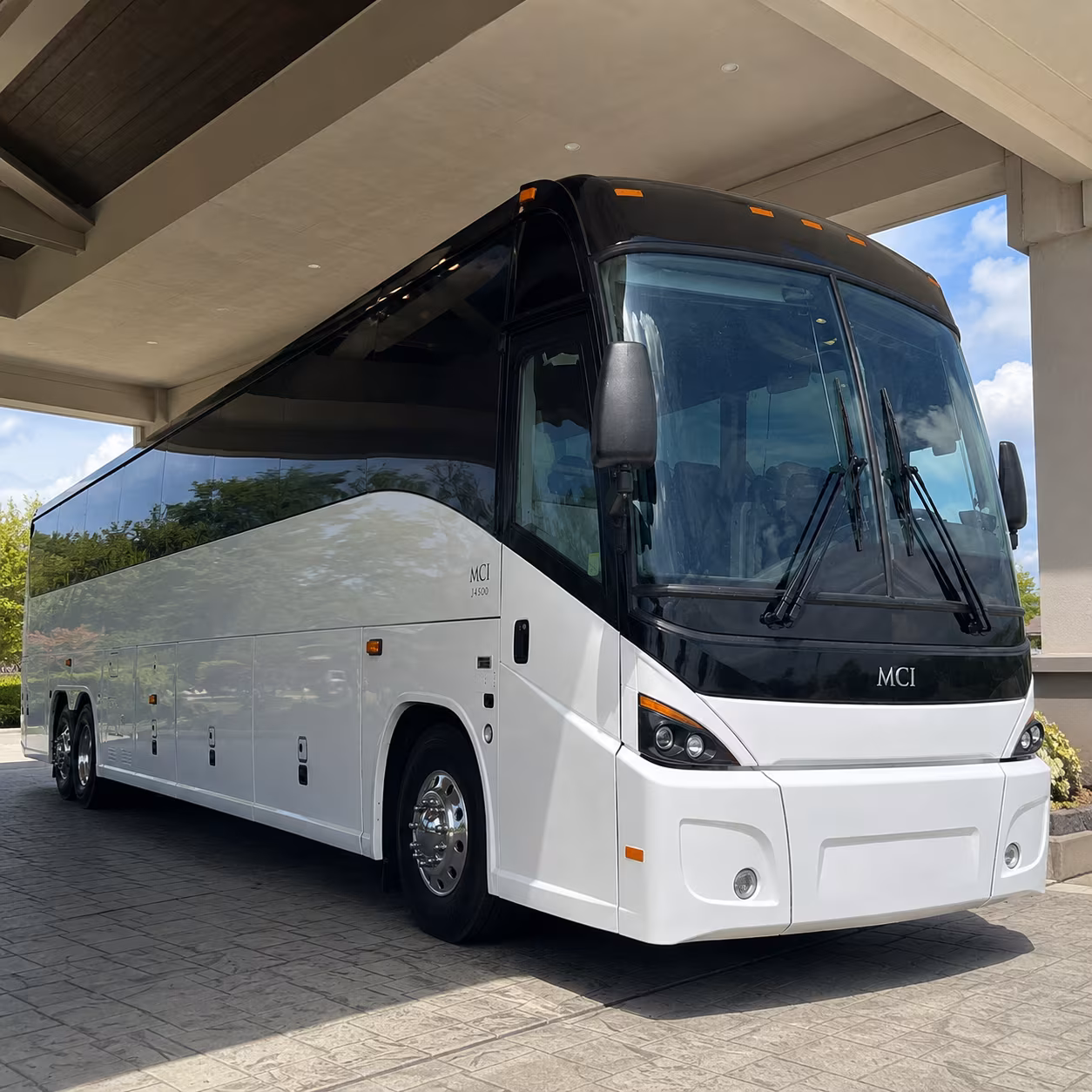 Cleveland Airport Shuttle & Transportation party bus interior