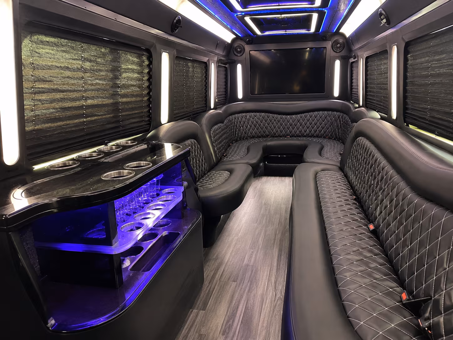Cleveland Bachelor & Bachelorette Transportation onboard seating