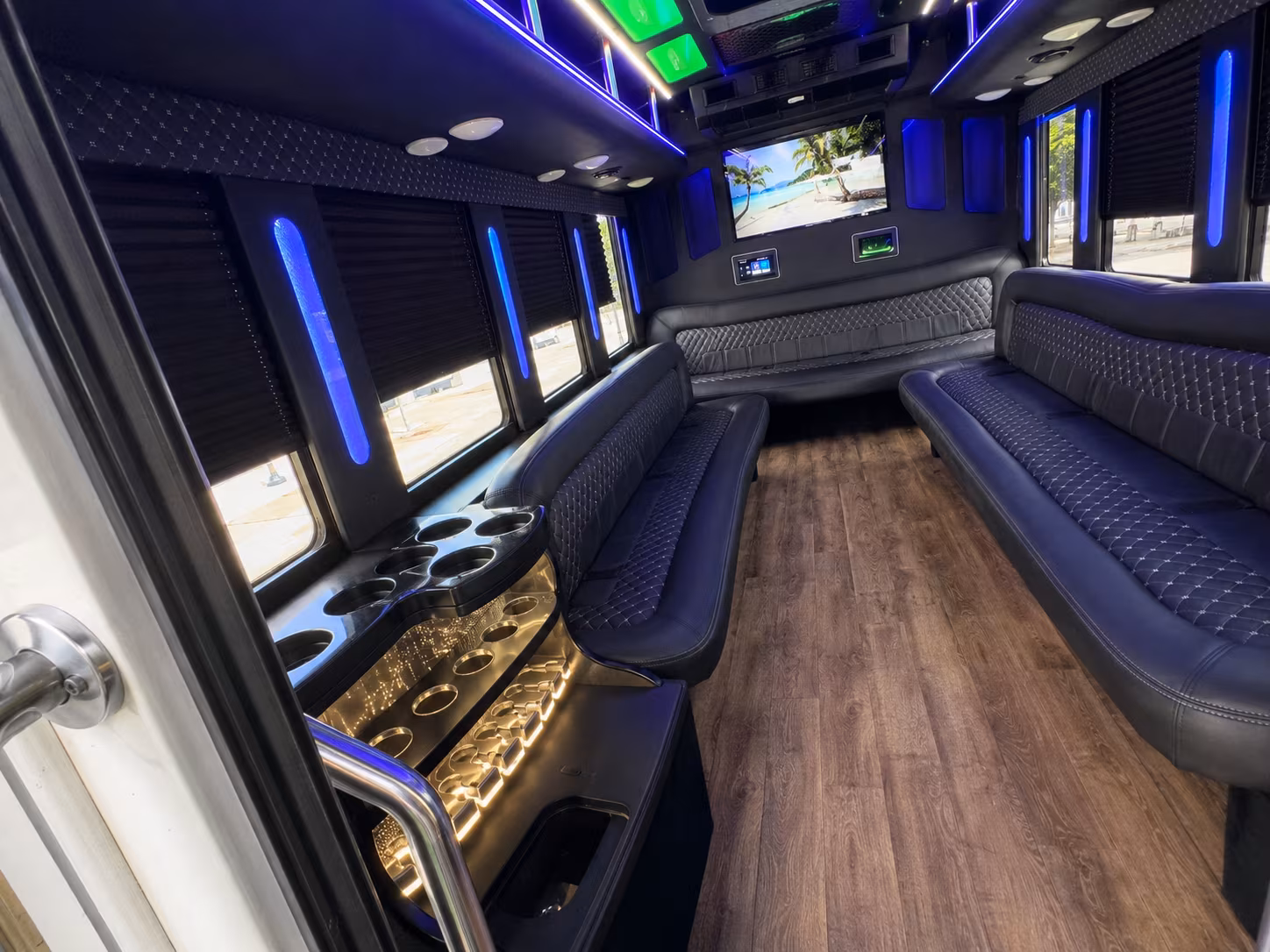 Cleveland Concert & Music Festival Transportation party bus exterior