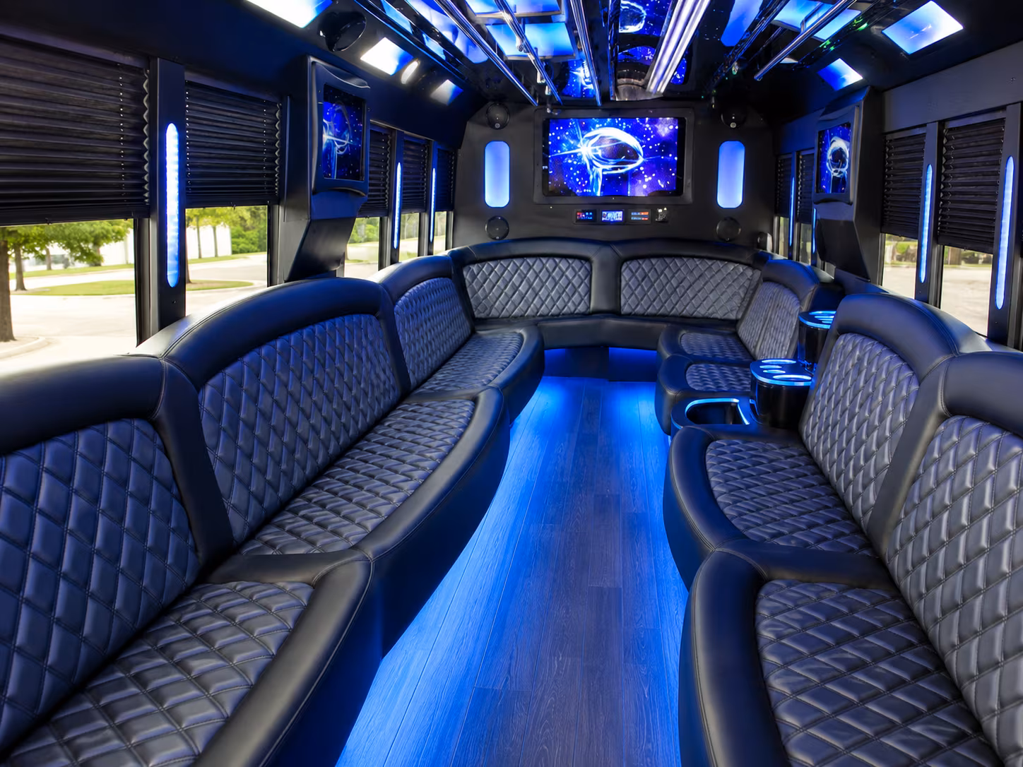 Cleveland Concert & Music Festival Transportation party bus exterior