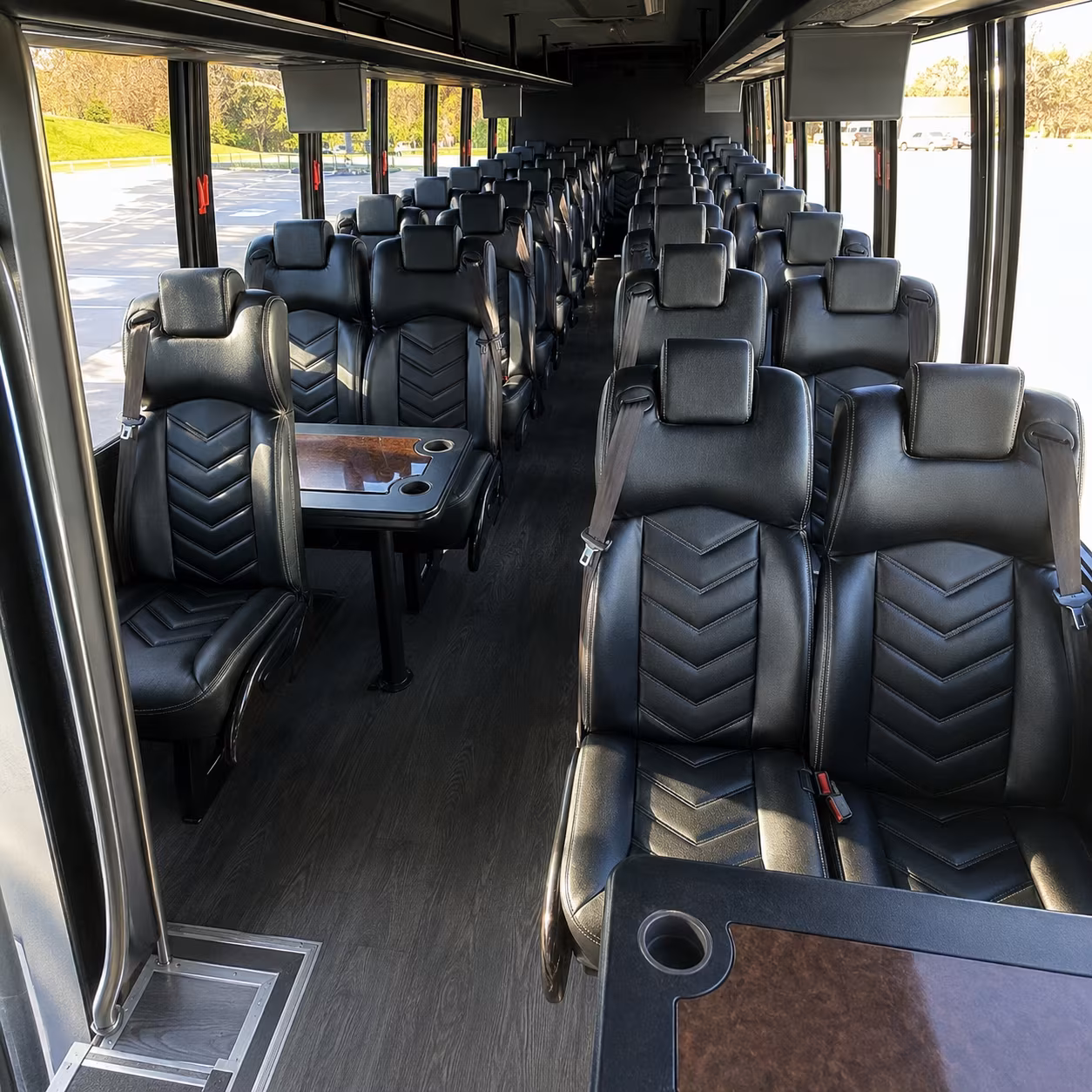 Cleveland Corporate Transportation party bus exterior