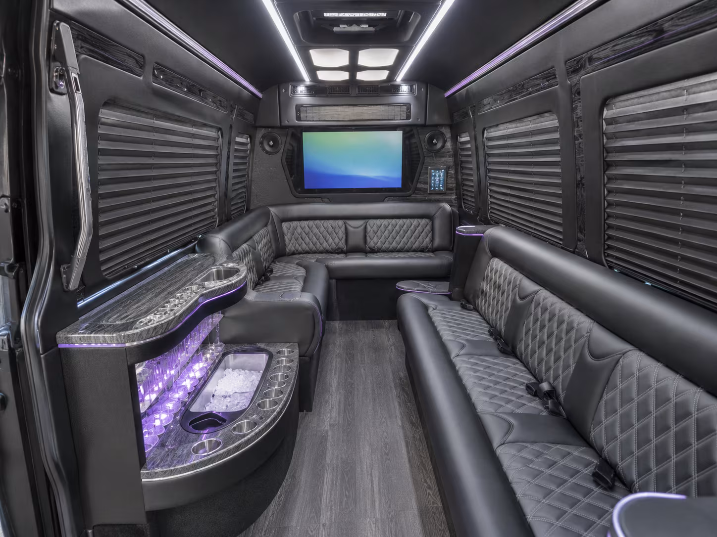 Cleveland Corporate Transportation party bus exterior