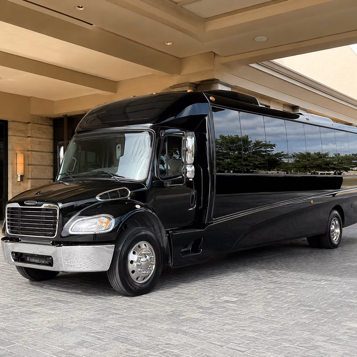 Cleveland Corporate Transportation party bus exterior