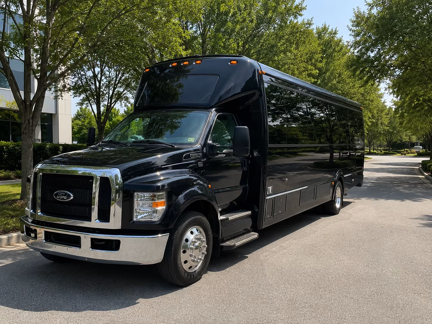 Cleveland Prom & Homecoming Transportation party bus exterior