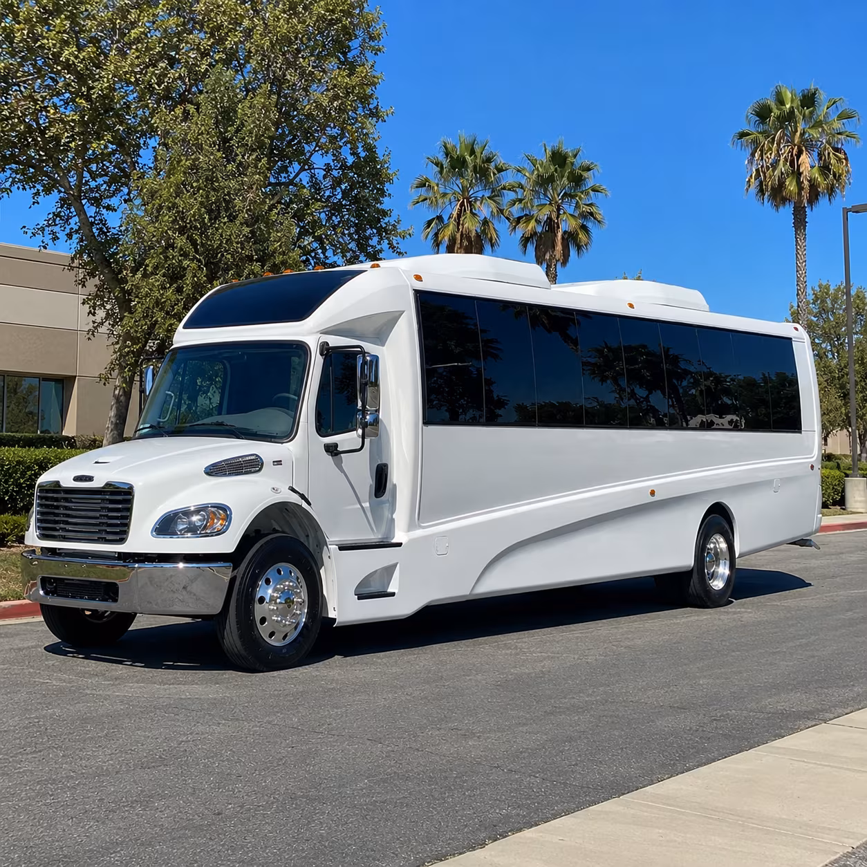 Cleveland School Event Transportation party bus exterior