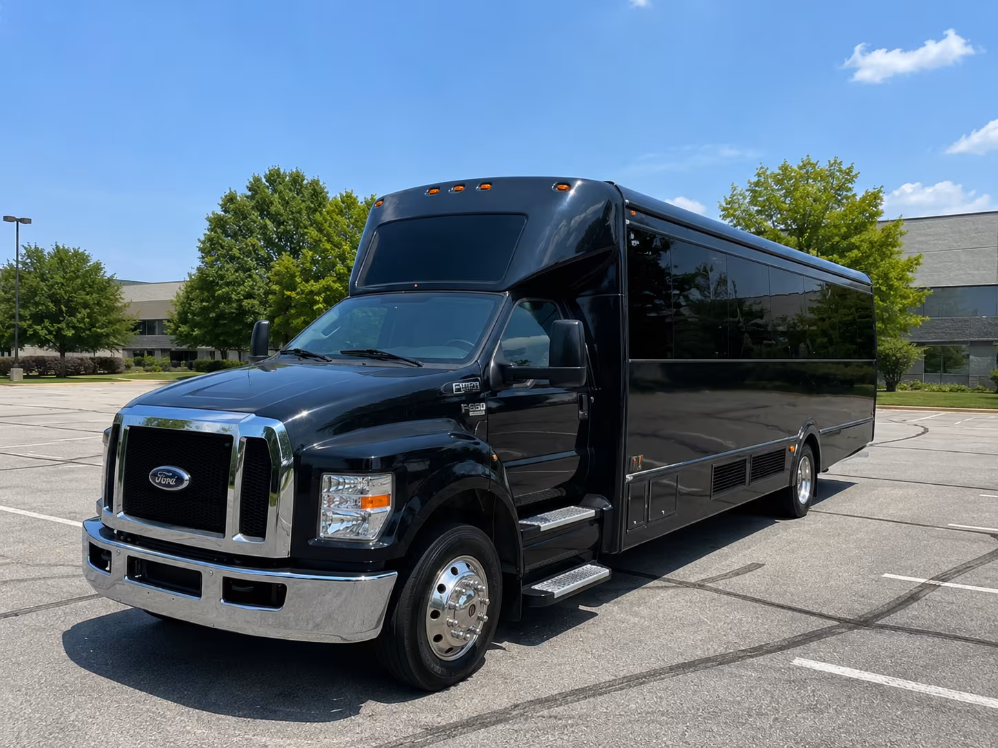 Cleveland Sporting Event Transportation onboard seating