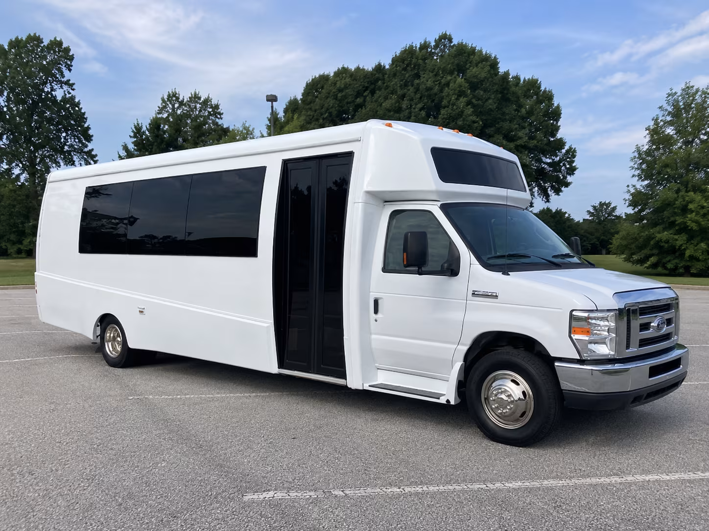 Cleveland Wedding Transportation party bus exterior