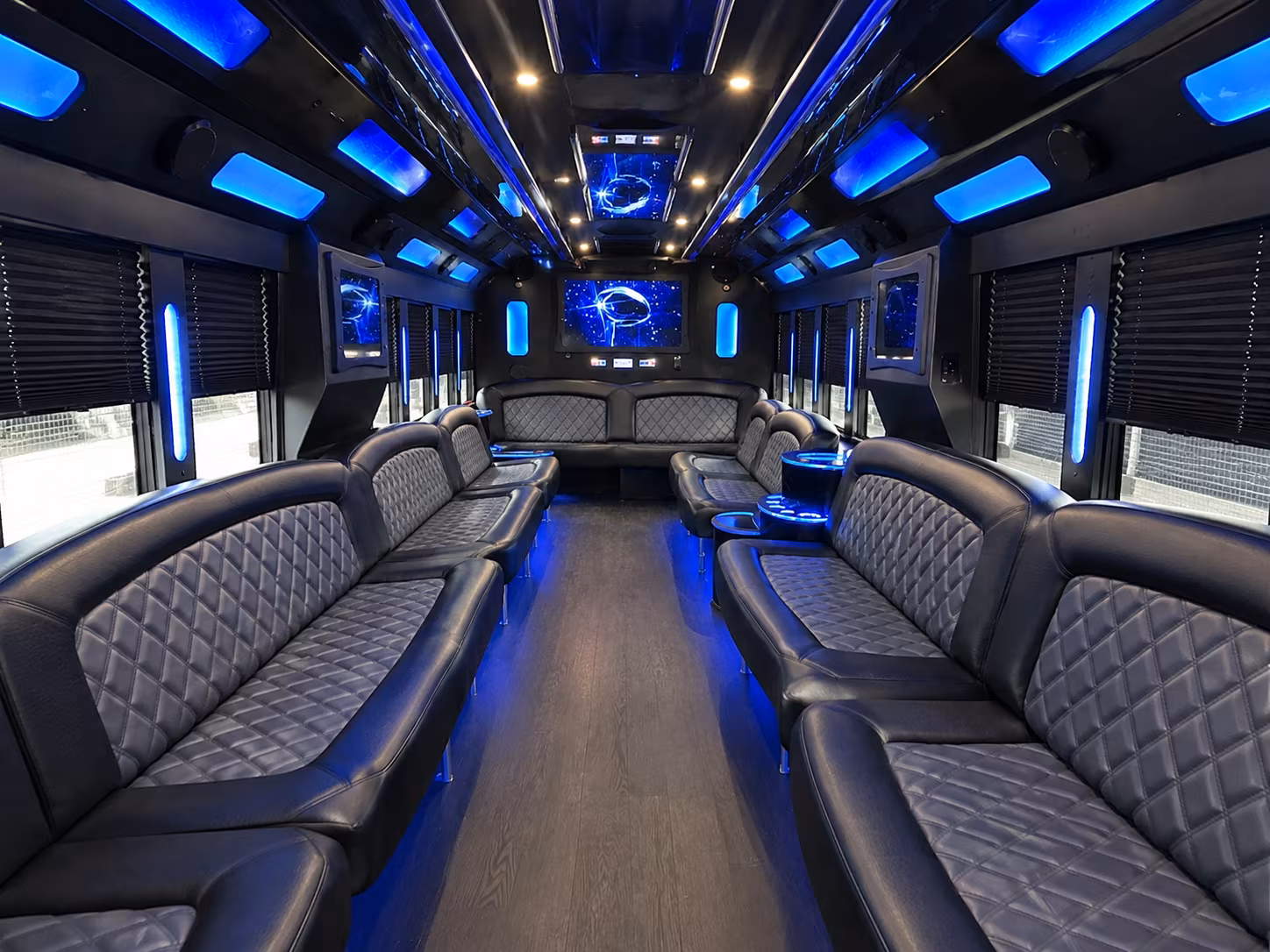 Cleveland Wedding Transportation party bus exterior