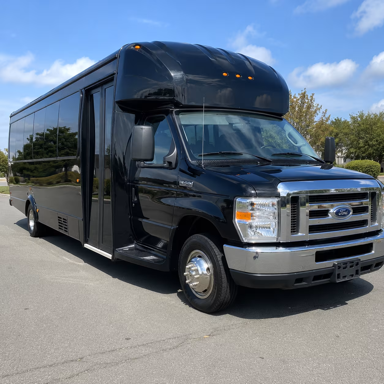 Cleveland Wedding Transportation party bus exterior