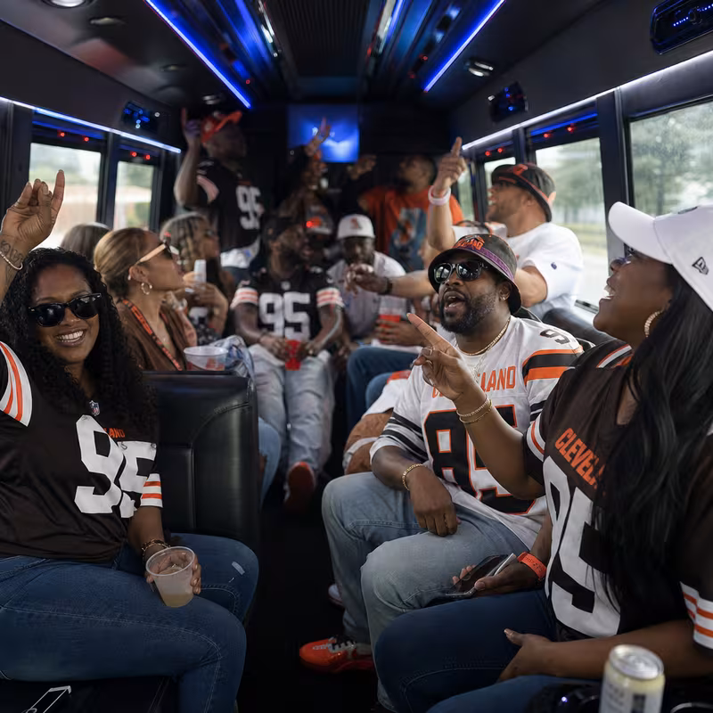 Cleveland Sporting Event Transportation fleet vehicle